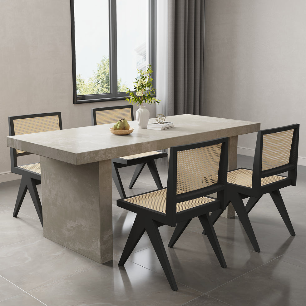 HMR - Dining Set 70.9" Farmhouse Dining Table