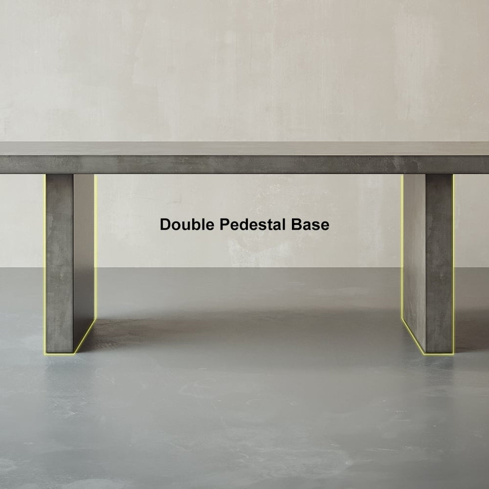 HMR - Upoak Series Farmhouse Rectangle Wood Dining Table