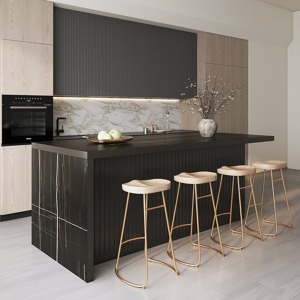 HMR - Kitchen Island with Storage