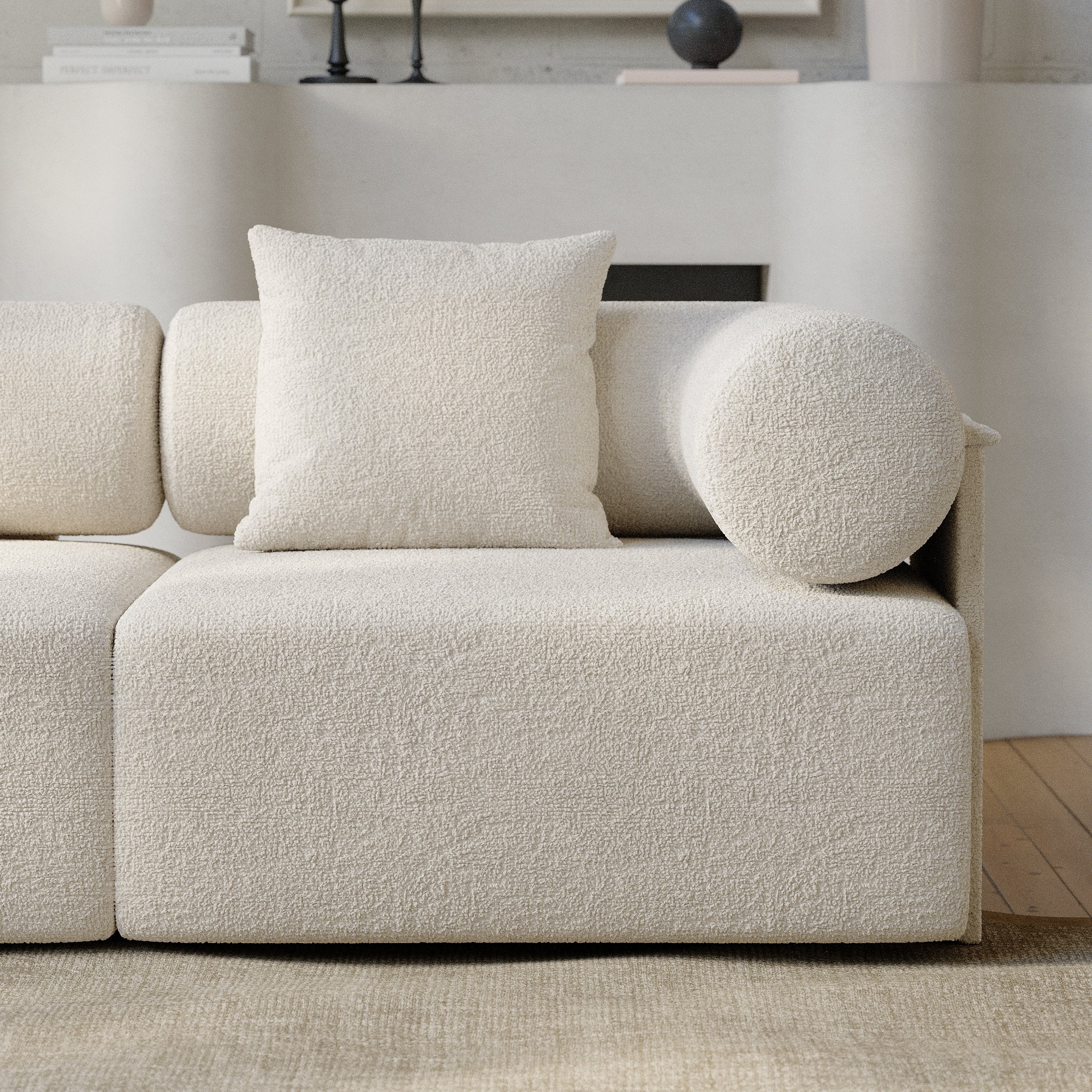 HMR - 110" 5-Piece Modular L-Shaped Sectional Sofa