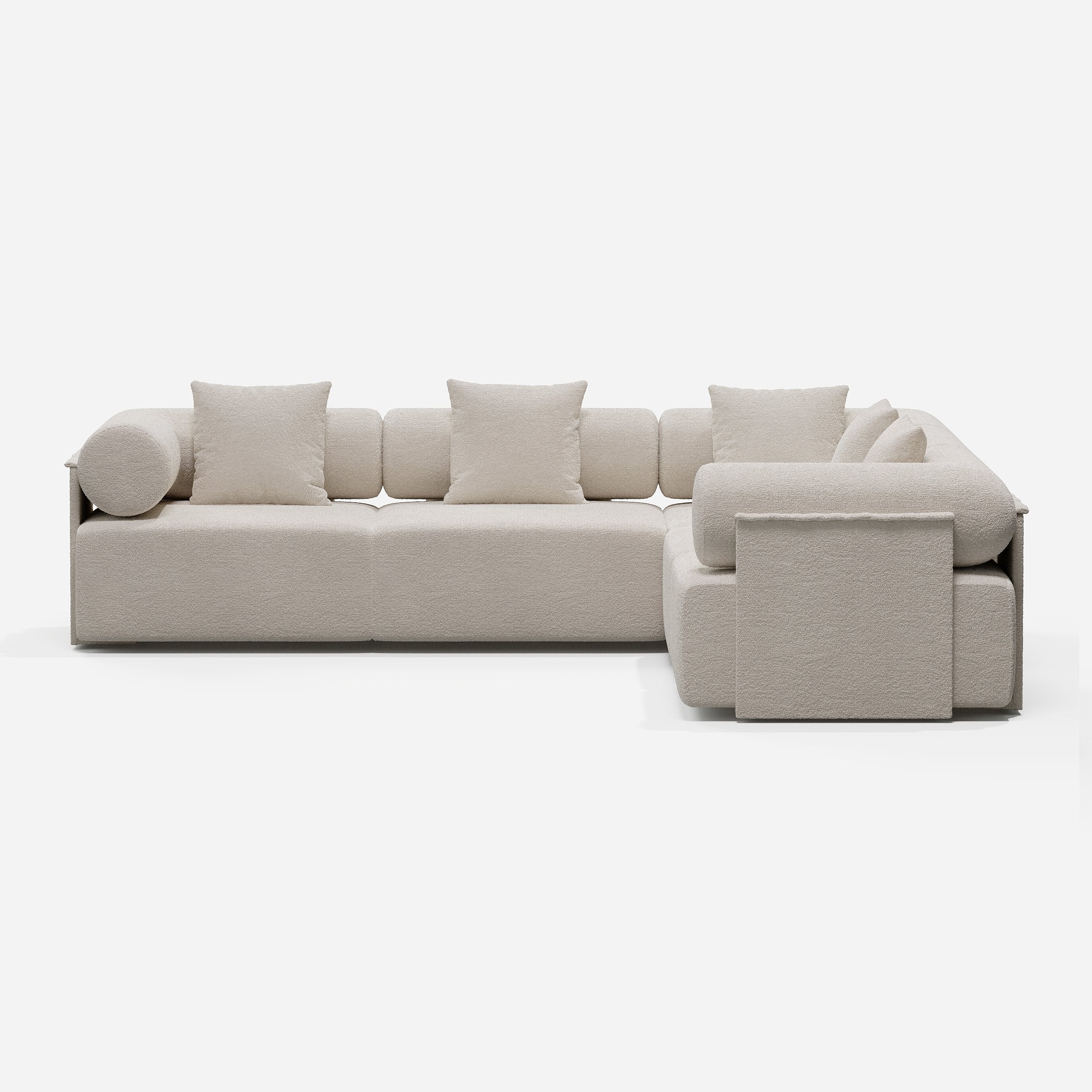 HMR - 110" 5-Piece Modular L-Shaped Sectional Sofa