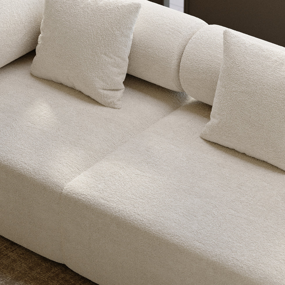 HMR - 110" 5-Piece Modular L-Shaped Sectional Sofa