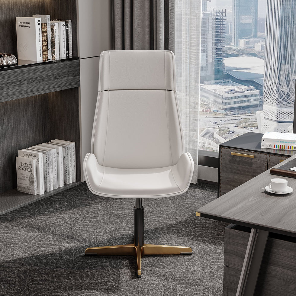 HMR - Modern Home Office Chair with Upholstered High Back