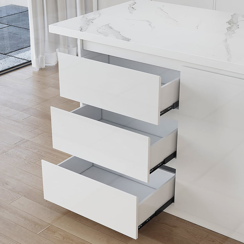HMR - Kitchen Island with Storage