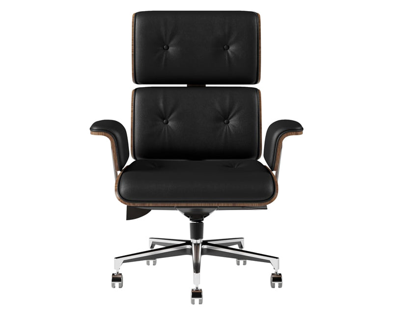 HMR - Modern Wooden Desk Home Office Desk & Home Office Chair Set Adjustable Height