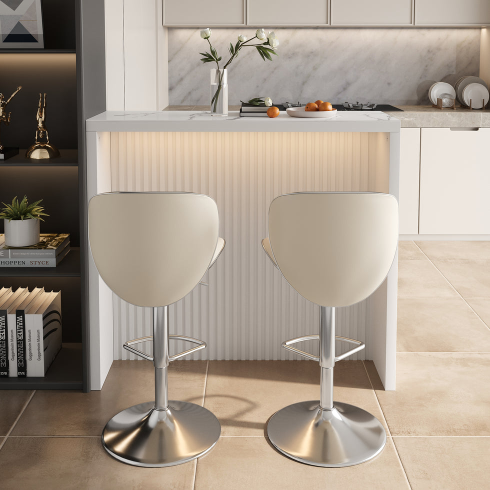 HMR - Modern Sintered Stone Bar Table White