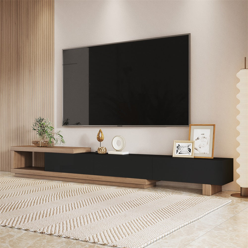 HMR - Quoint Extendable TV Stand with 3 Drawers (71"-100")