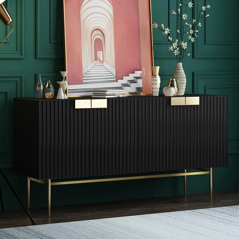 HMR - Twixer 59" Sideboard Buffet with Doors and Storage