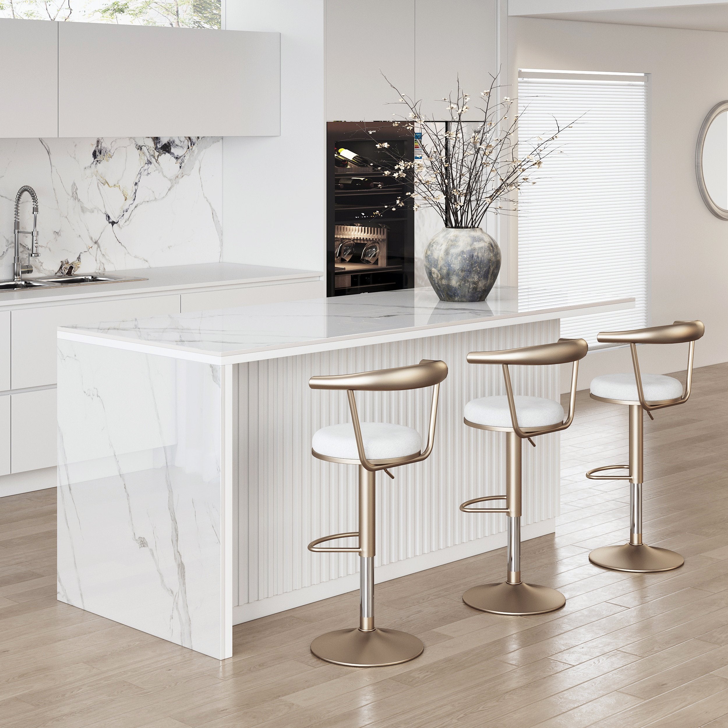 HMR - Kitchen Island with Storage