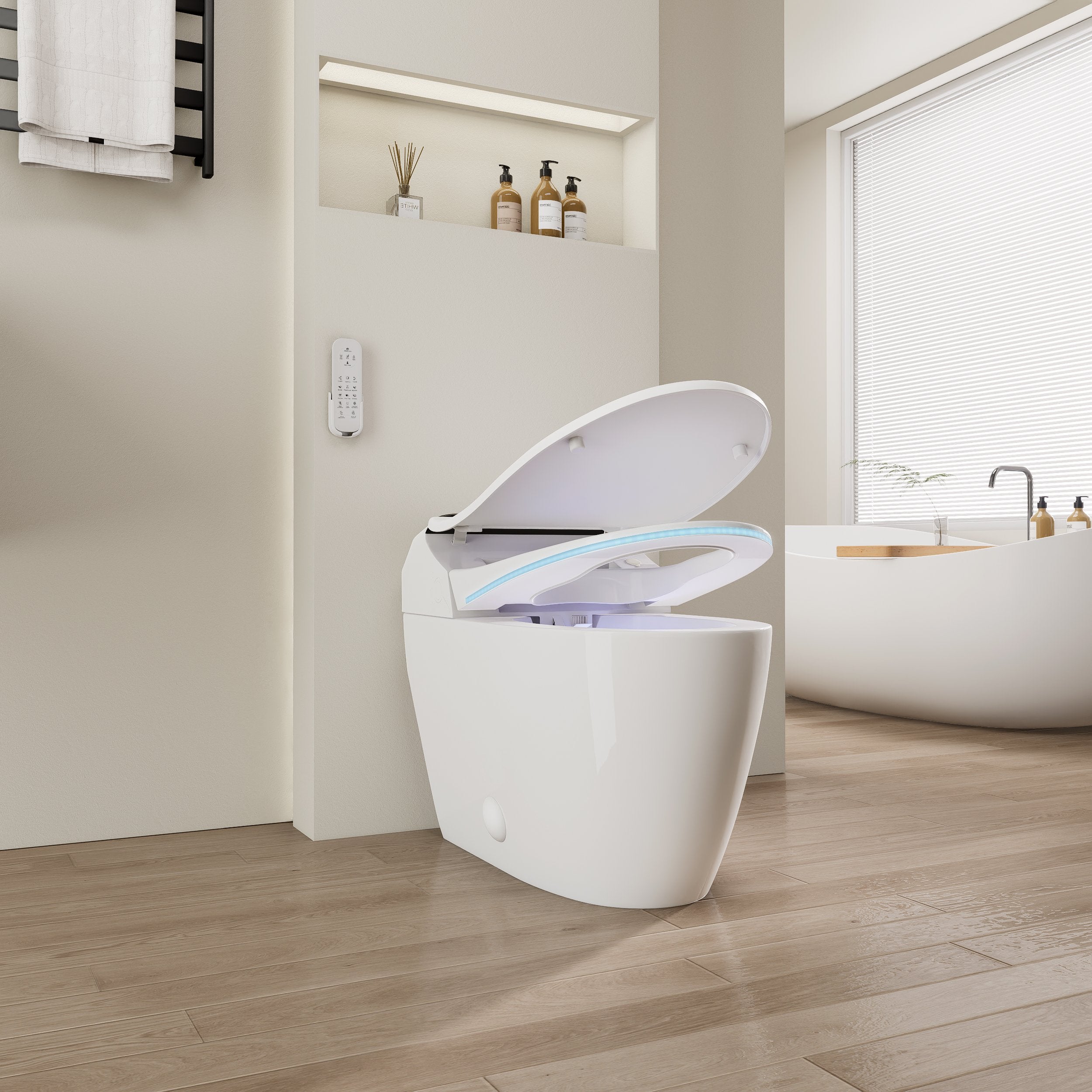 HMR - Automatic Smart Bidet Toilet with Deodorizing Function 1.28 GPF