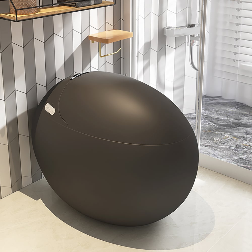 HMR - Egg-Shaped Smart Bidet Toilet with Heated Seat Function 1.28 GPF