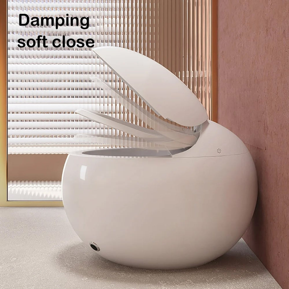 HMR - Egg-Shaped Smart Bidet Toilet with Heated Seat Function 1.28 GPF