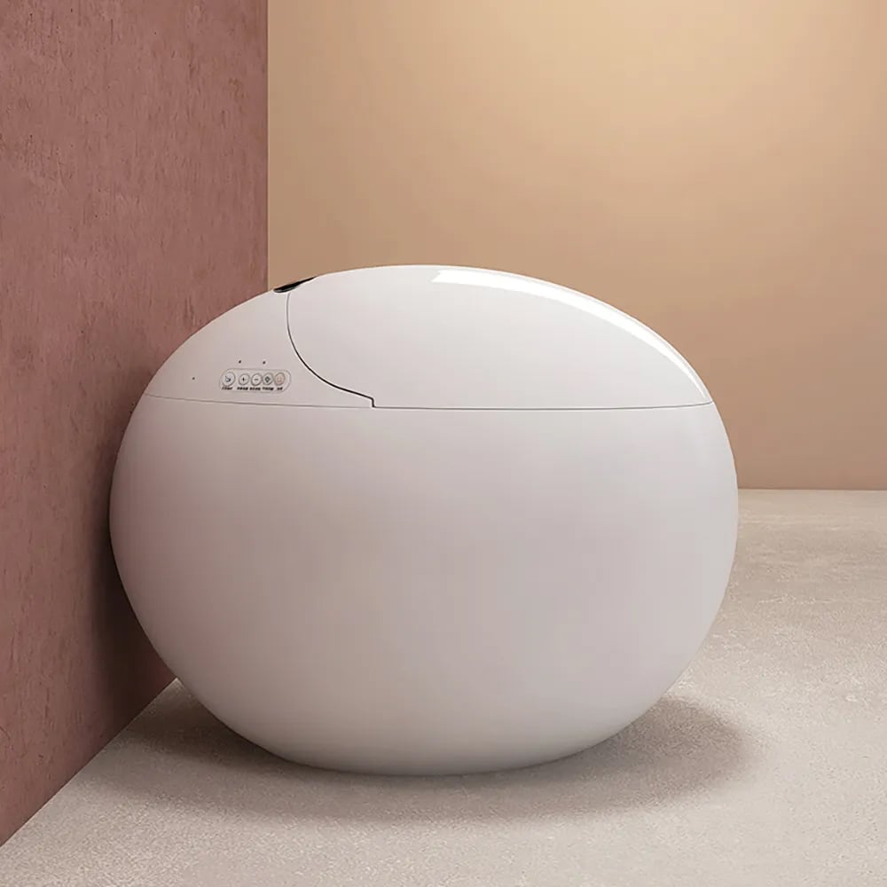 HMR - Egg-Shaped Smart Bidet Toilet with Heated Seat Function 1.28 GPF