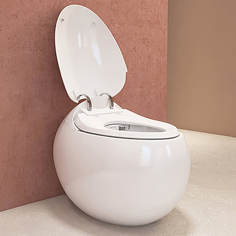 HMR - Egg-Shaped Smart Bidet Toilet with Heated Seat Function 1.28 GPF