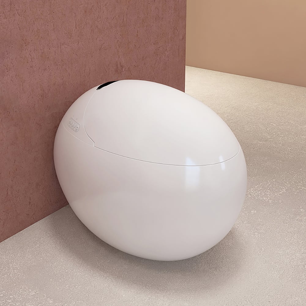 HMR - Egg-Shaped Smart Bidet Toilet with Heated Seat Function 1.28 GPF