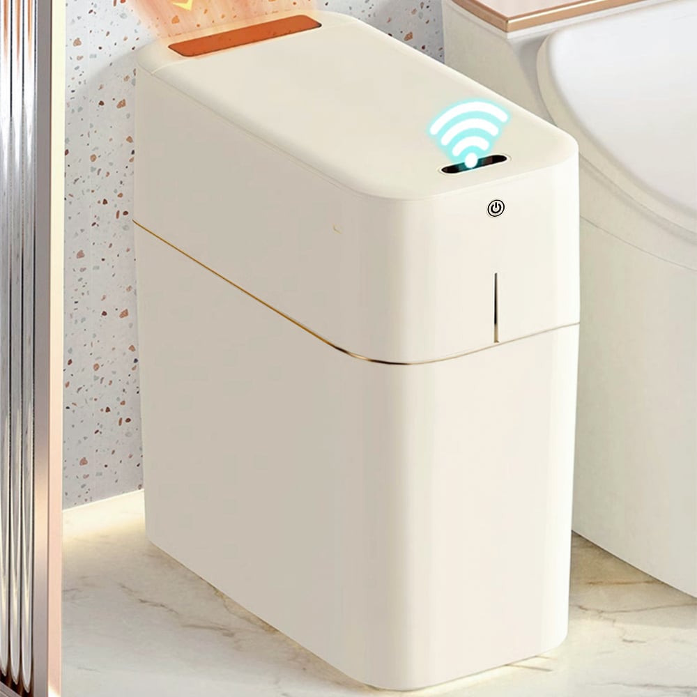 HMR - Smart Touchless Trash Can Automatic Packing Motion Sensor Garbage Bin with Light Charge