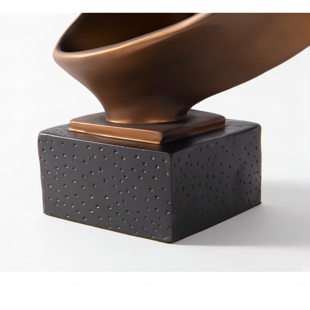 HMR - Industrial Resin Abstract Sculpture Home Decorative Figurine Desk Art Decor