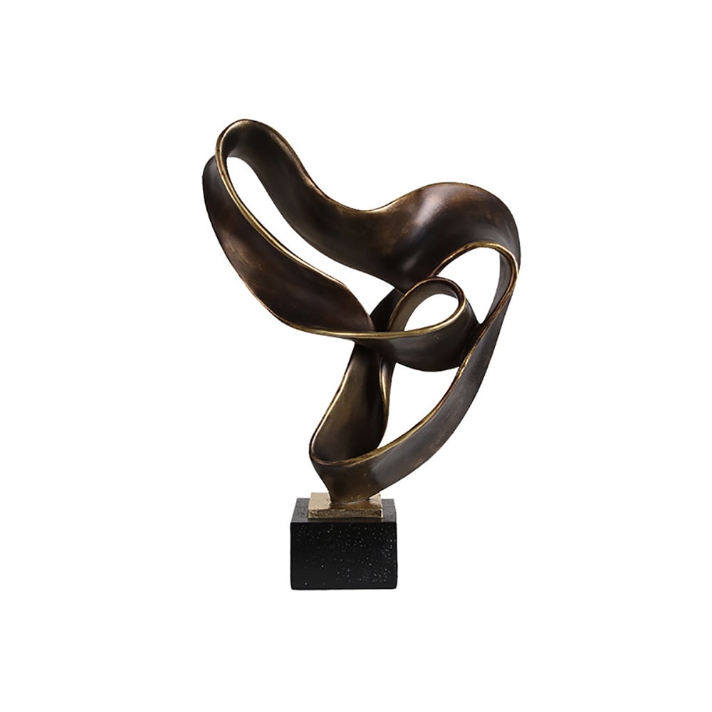 HMR - Industrial Resin Abstract Sculpture Home Decorative Figurine Desk Art Decor