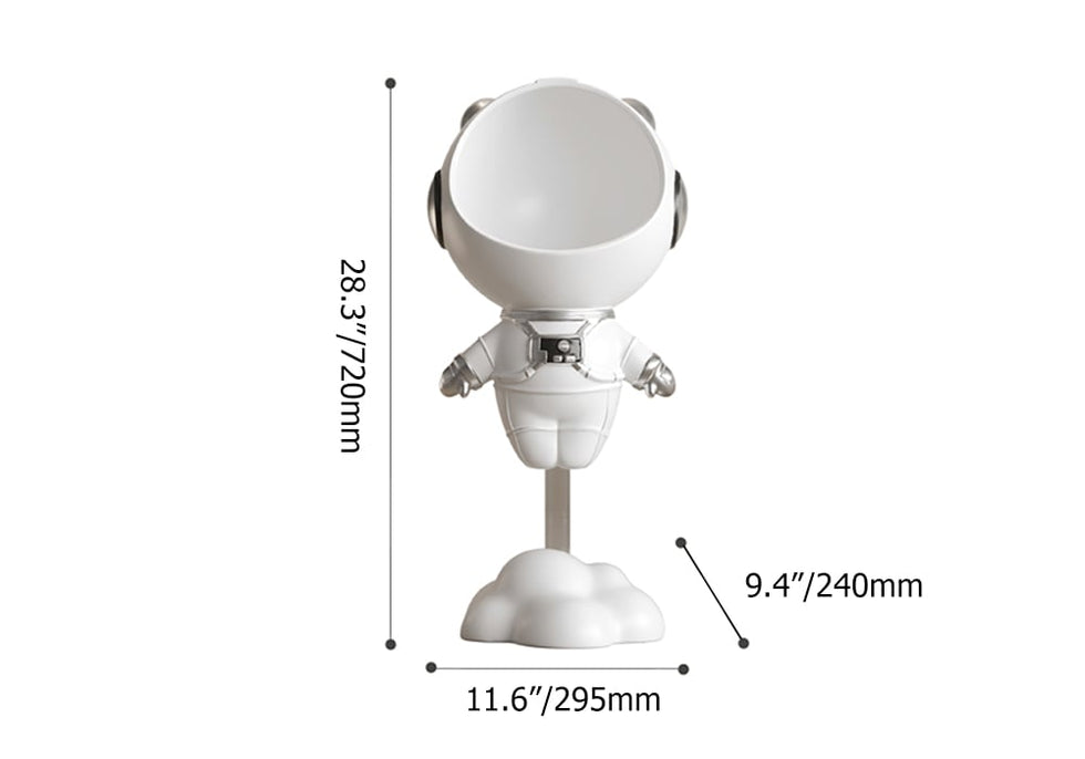 HMR - Astronaut Resin Figurine Floating Side Table with Storage