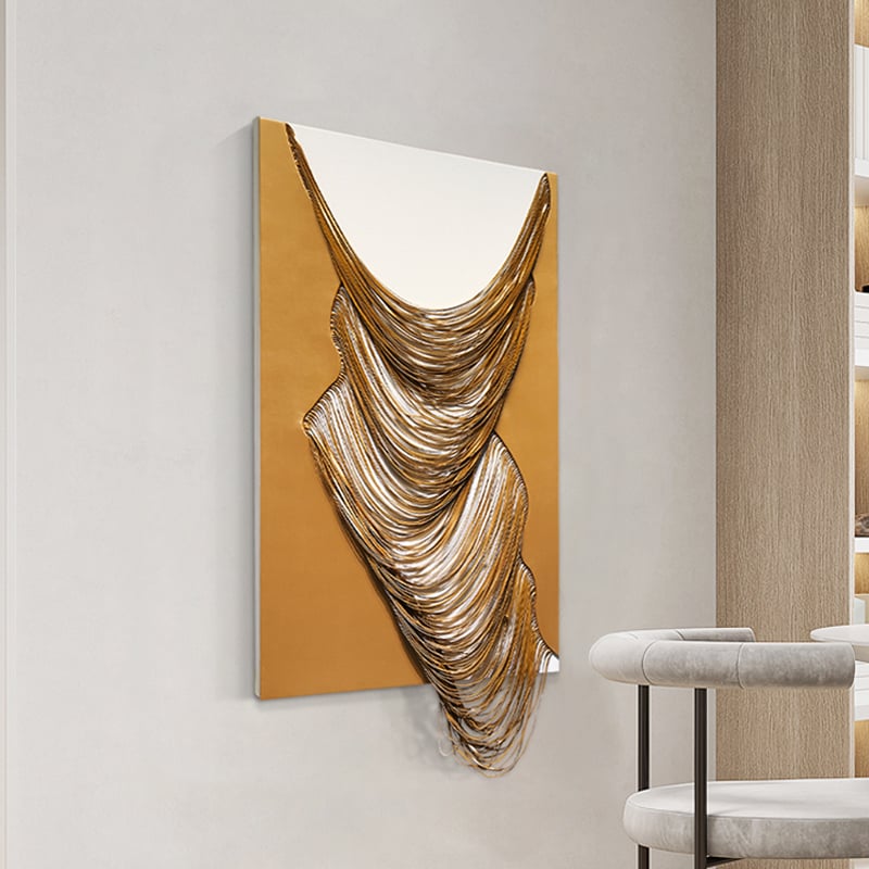 HMR - 3D Modern Geometric Abstract Wood Wall Decor Art for Living Room Bedroom