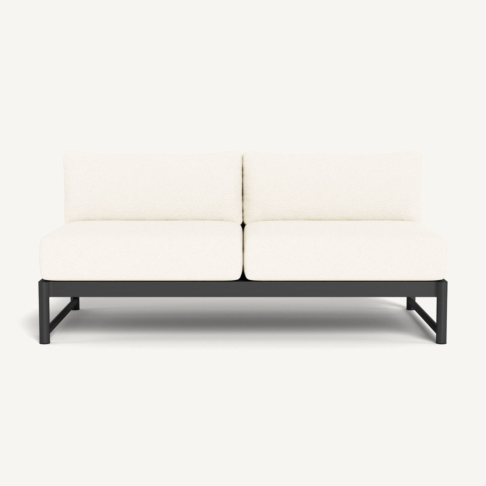 Harbour - Breeze Xl Aluminum 2 Seat Armless Sofa
