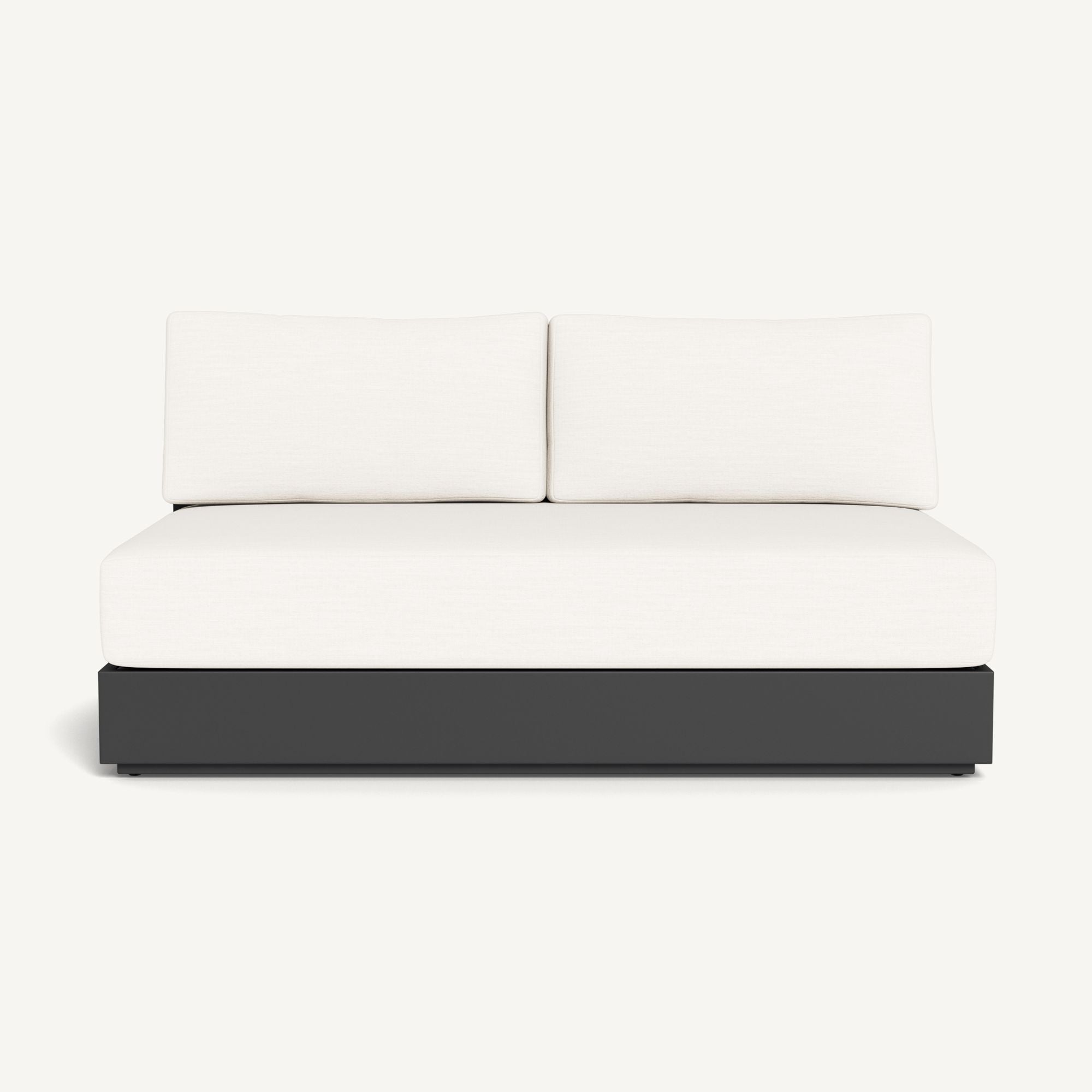 Harbour - Hayman Aluminum 2 Seat Armless Sofa