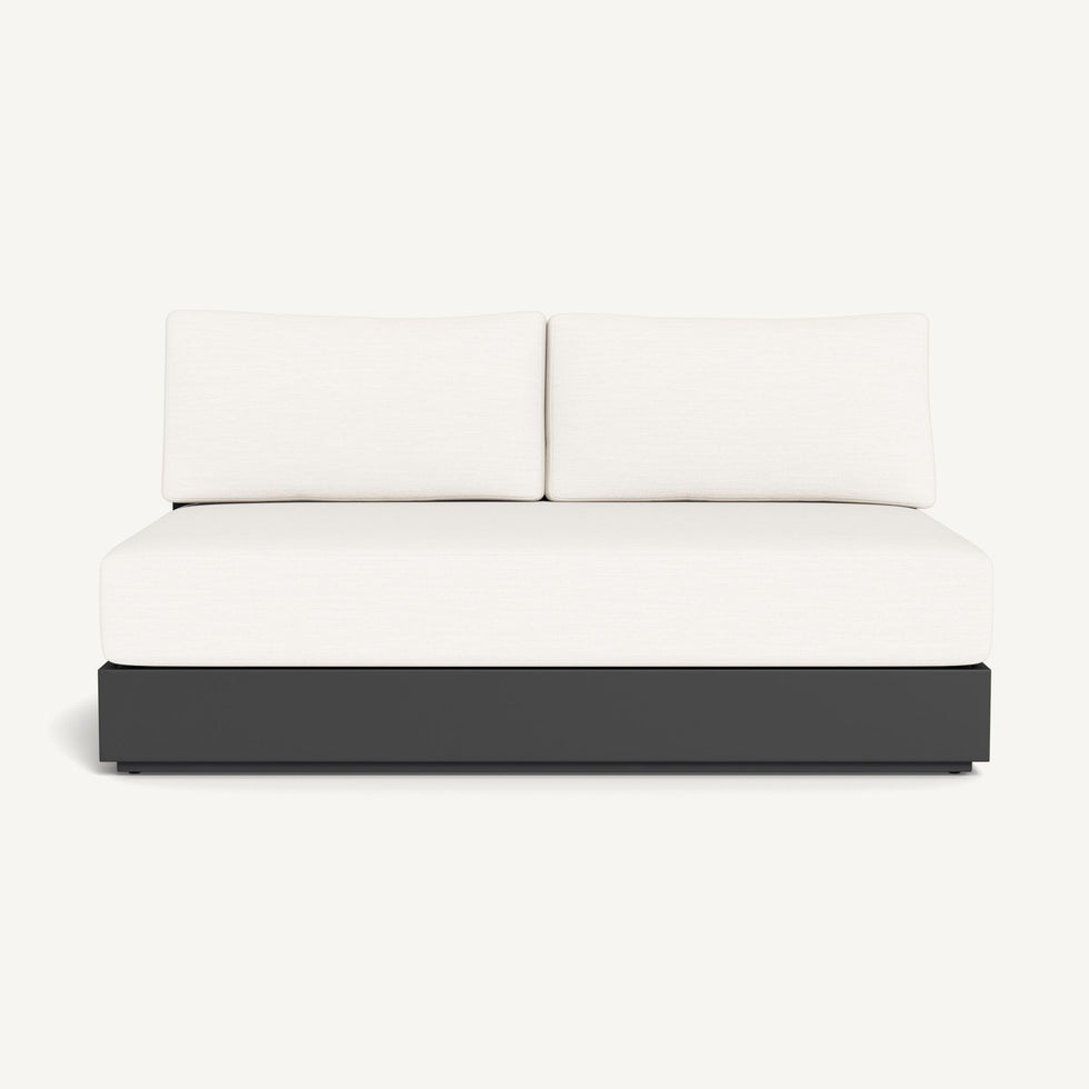 Harbour - Hayman Aluminum 2 Seat Armless Sofa