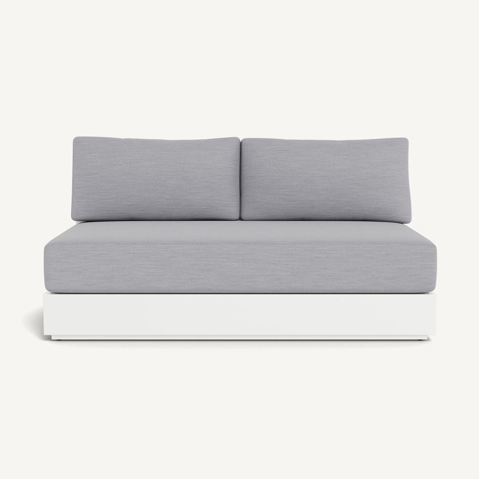 Harbour - Hayman Aluminum 2 Seat Armless Sofa