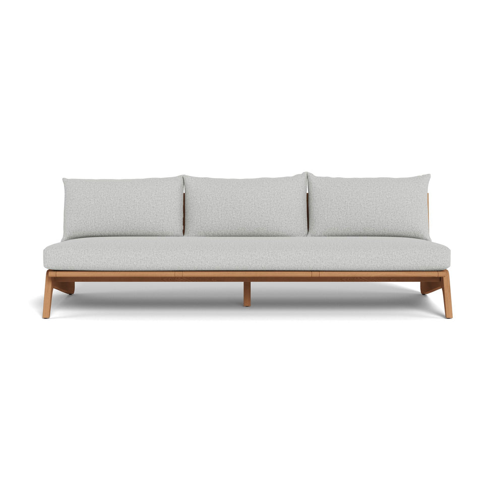 Harbour - Mlb Teak 3 Seat Armless Sofa