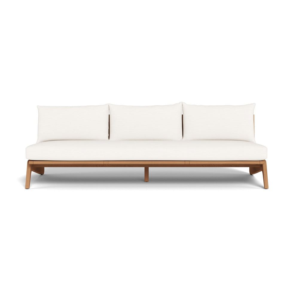 Harbour - Mlb Teak 3 Seat Armless Sofa