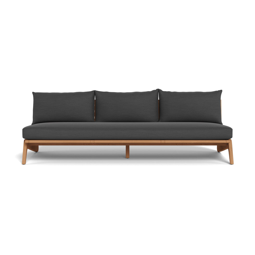 Harbour - Mlb Teak 3 Seat Armless Sofa