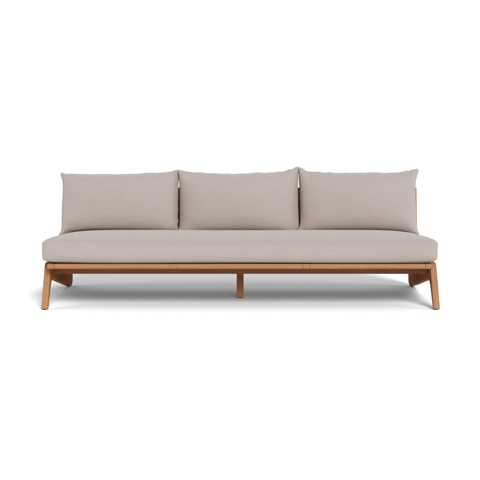 Harbour - Mlb Teak 3 Seat Armless Sofa