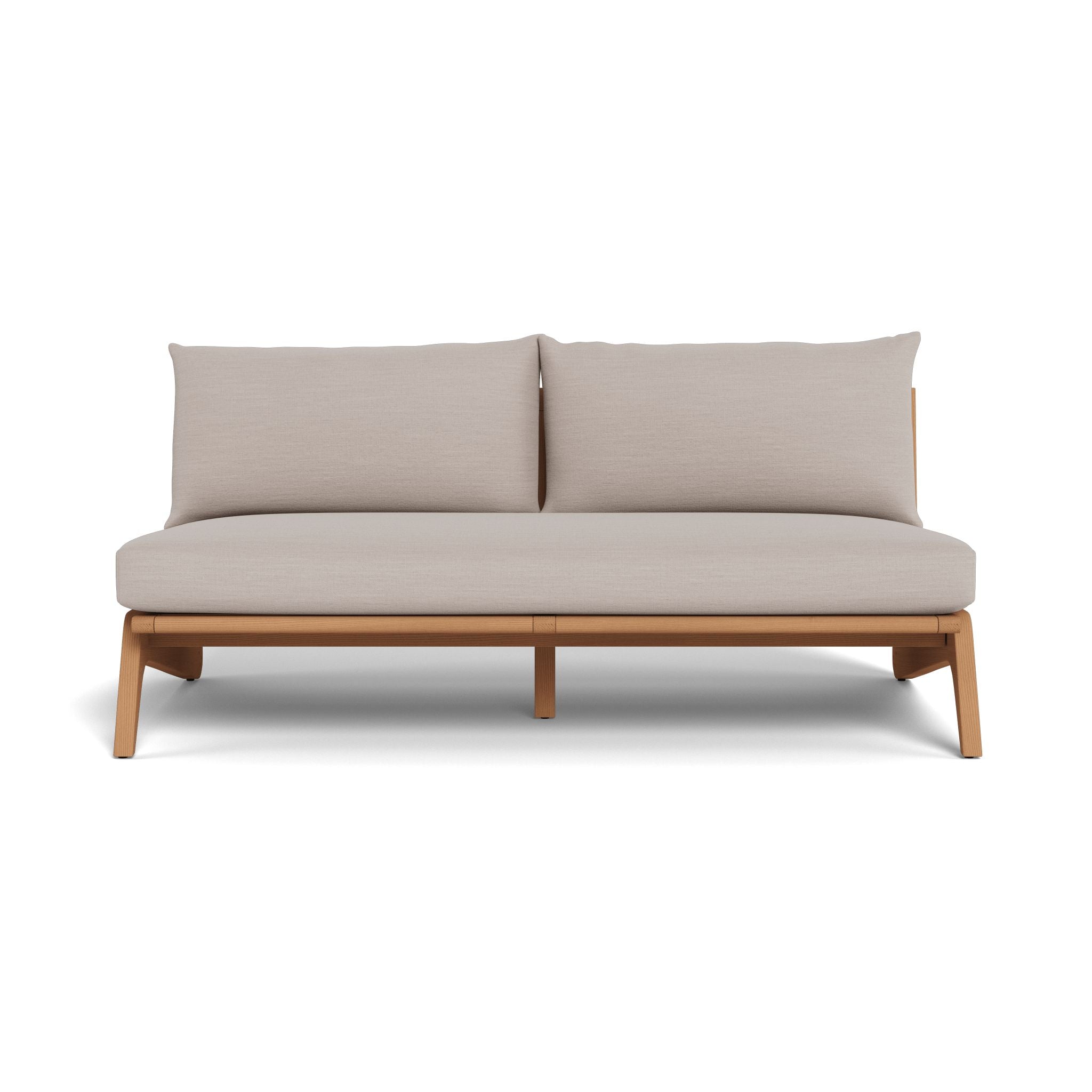 Harbour - Mlb Teak 2 Seat Armless Sofa