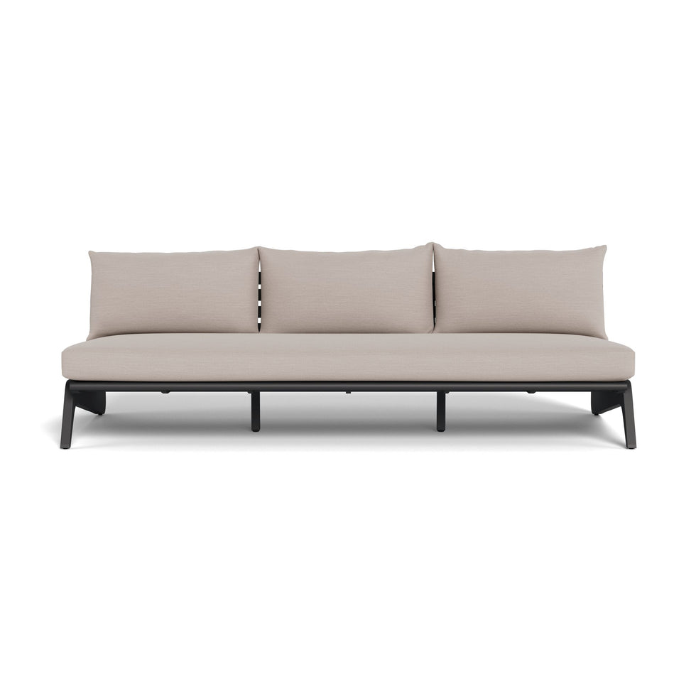 Harbour - Mlb Aluminum 3 Seat Armless Sofa