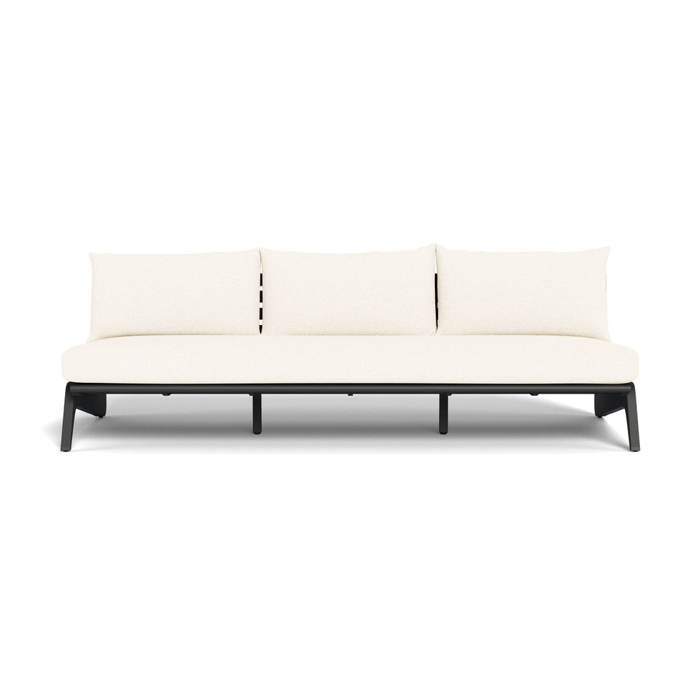 Harbour - Mlb Aluminum 3 Seat Armless Sofa