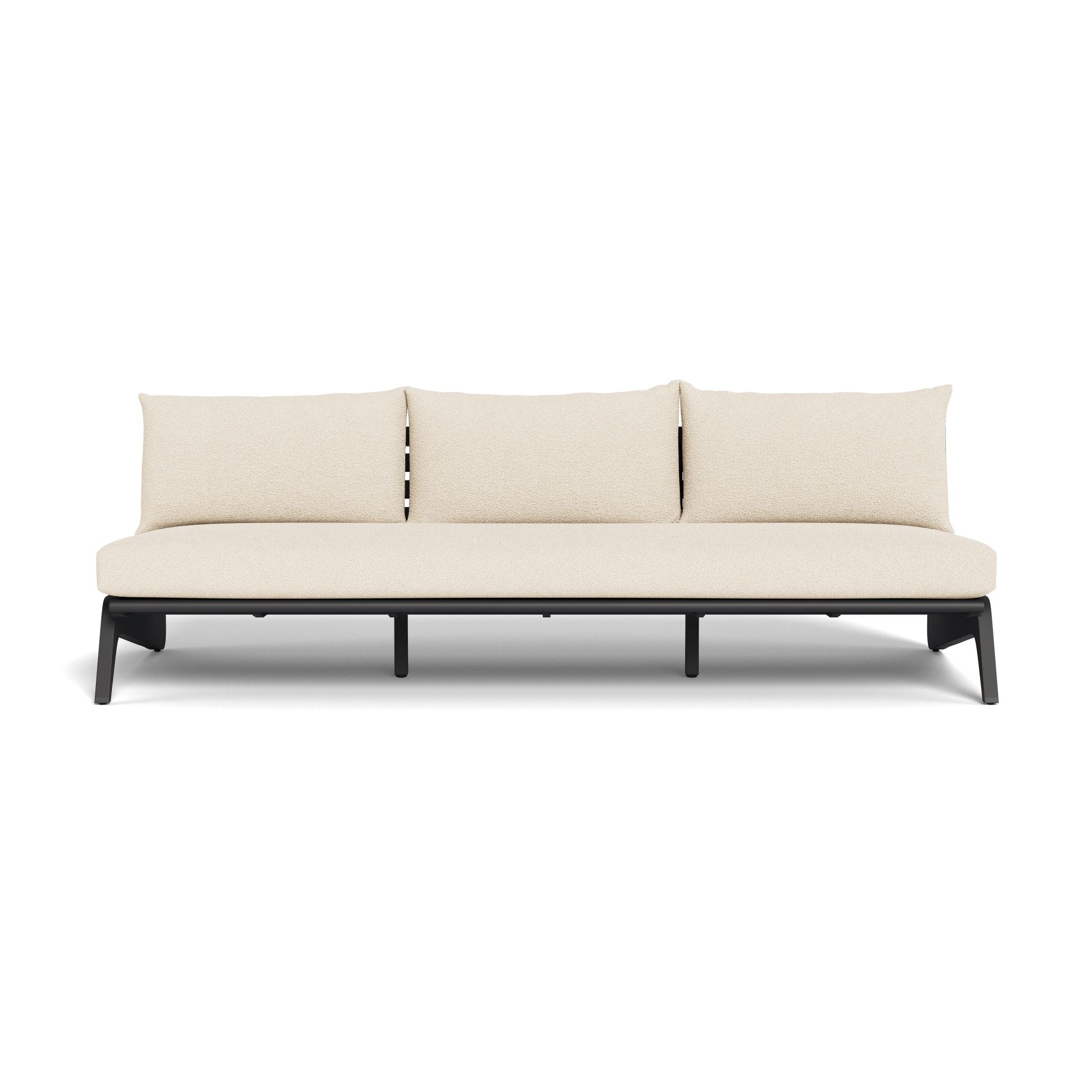 Harbour - Mlb Aluminum 3 Seat Armless Sofa