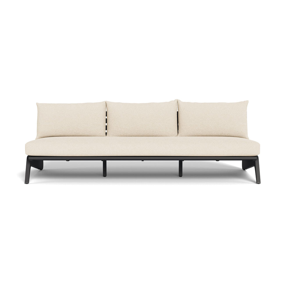 Harbour - Mlb Aluminum 3 Seat Armless Sofa
