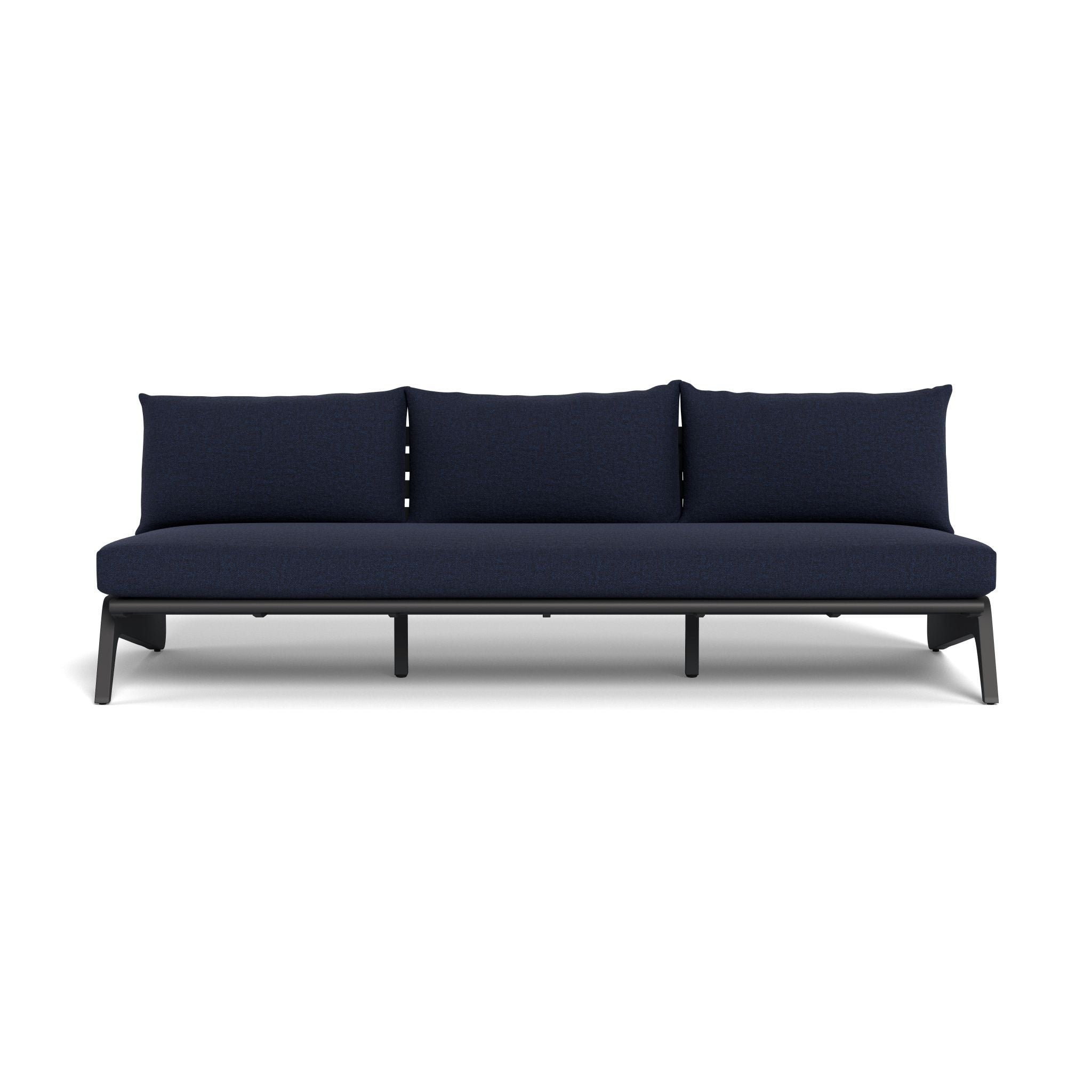 Harbour - Mlb Aluminum 3 Seat Armless Sofa