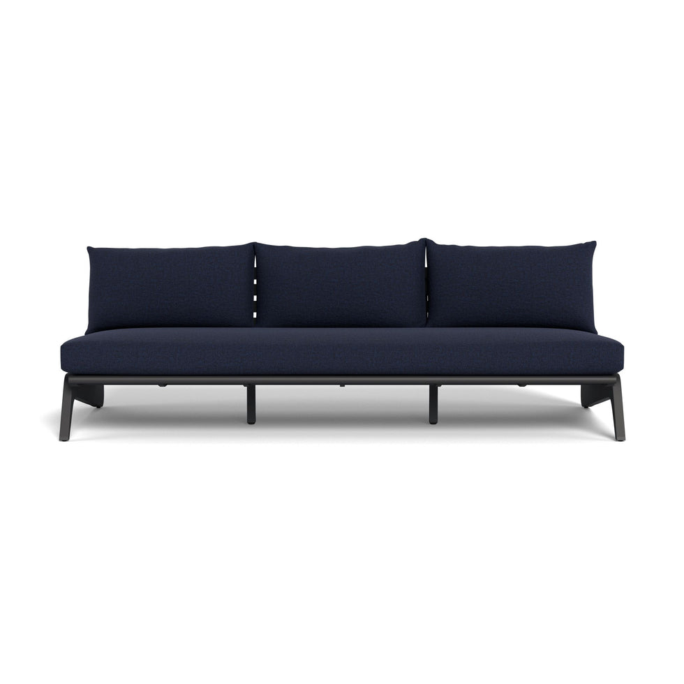 Harbour - Mlb Aluminum 3 Seat Armless Sofa