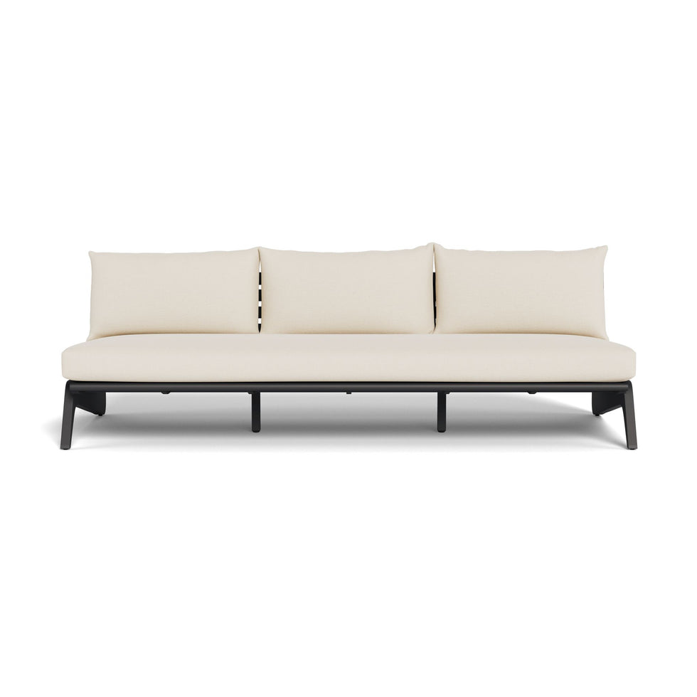 Harbour - Mlb Aluminum 3 Seat Armless Sofa