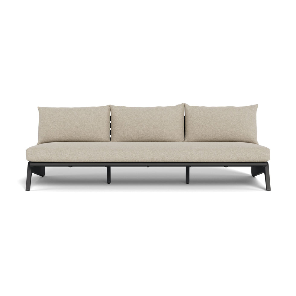 Harbour - Mlb Aluminum 3 Seat Armless Sofa
