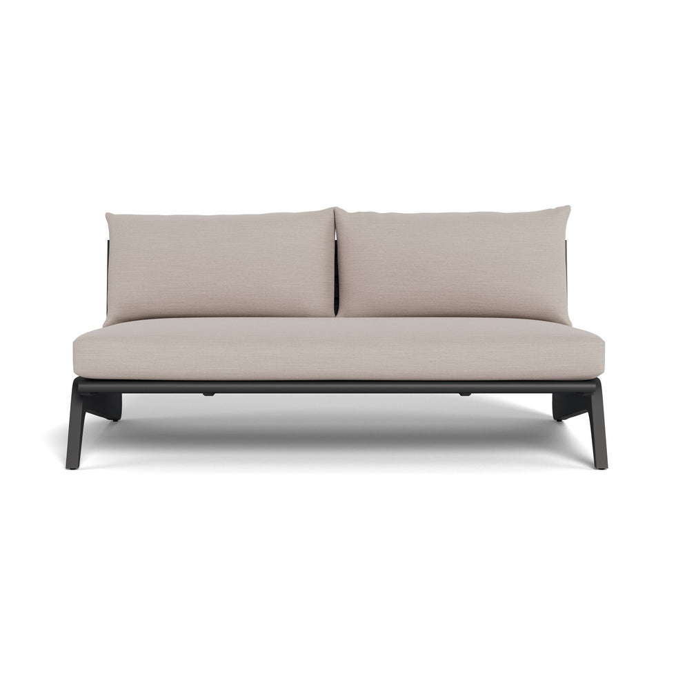 Harbour - Mlb Aluminum 2 Seat Armless Sofa