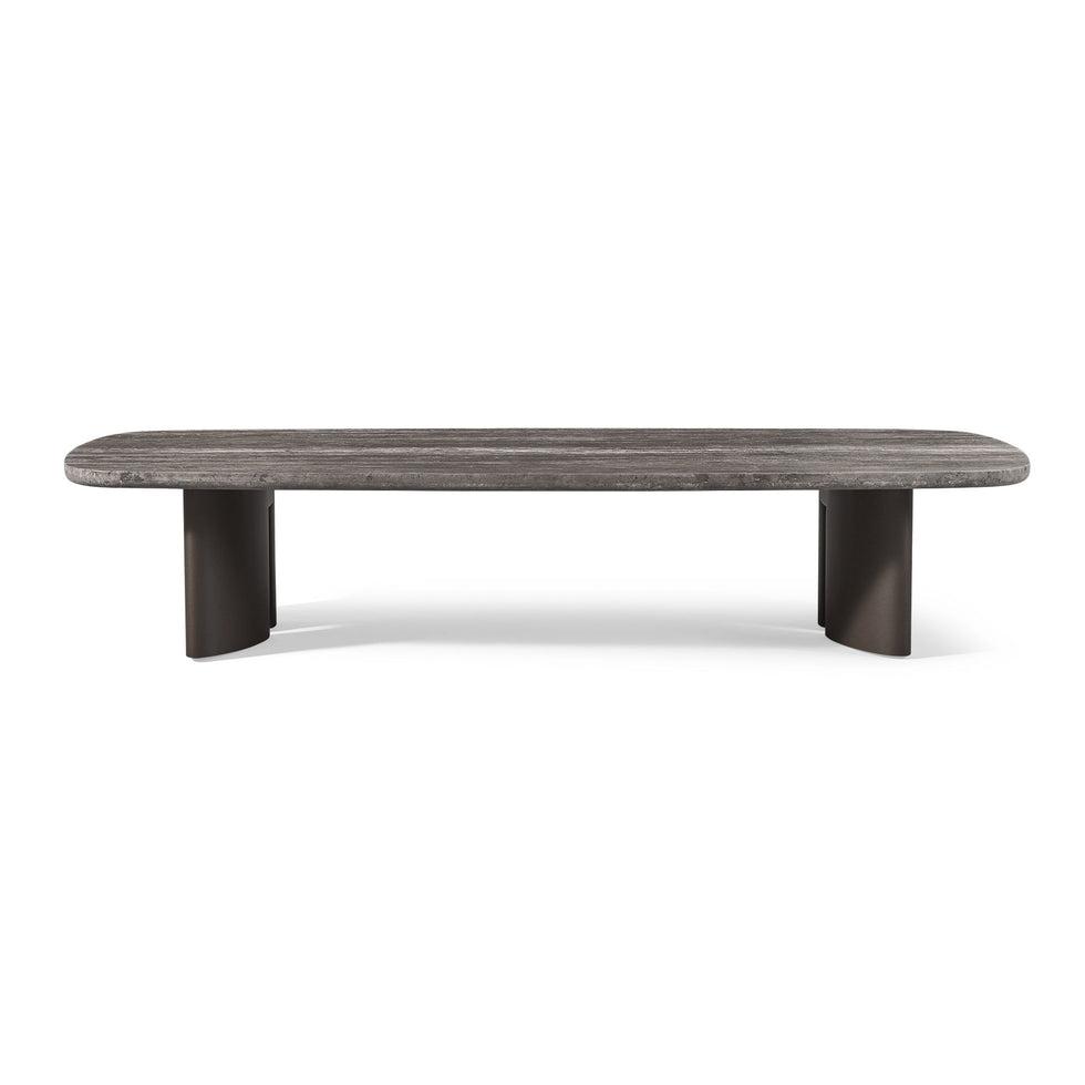 Harbour - Newport Aluminum Rectangle Coffee Table 76"