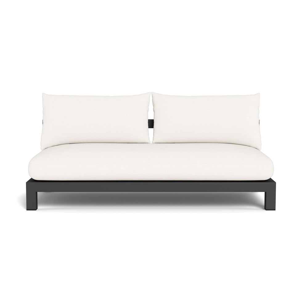 Harbour - Pacific Aluminum 2 Seat Armless Sofa