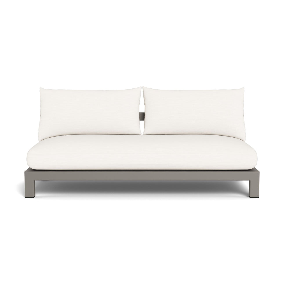 Harbour - Pacific Aluminum 2 Seat Armless Sofa