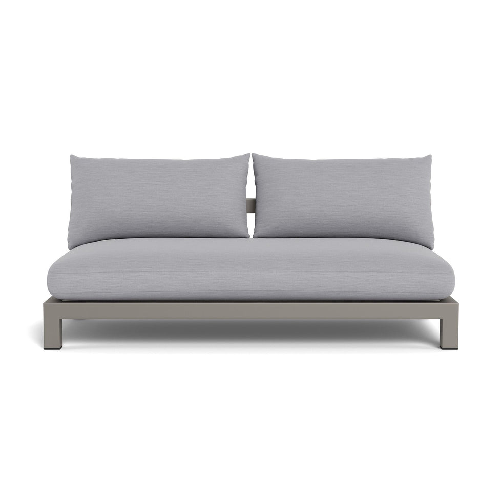 Harbour - Pacific Aluminum 2 Seat Armless Sofa