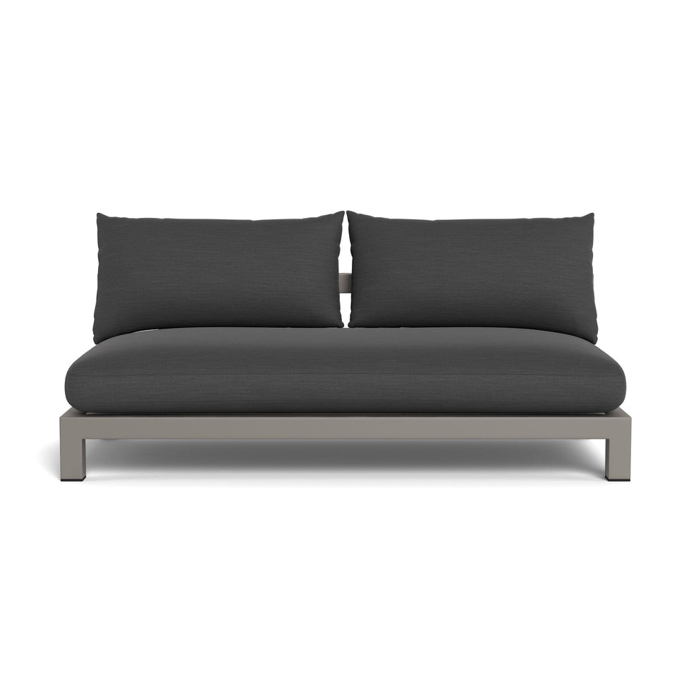 Harbour - Pacific Aluminum 2 Seat Armless Sofa