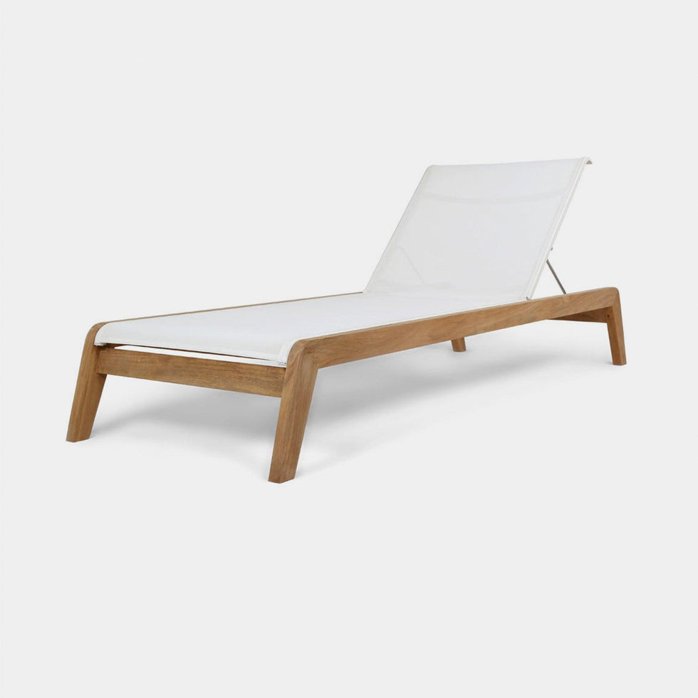 Harbour - Pacific Teak Angled Sun Lounge