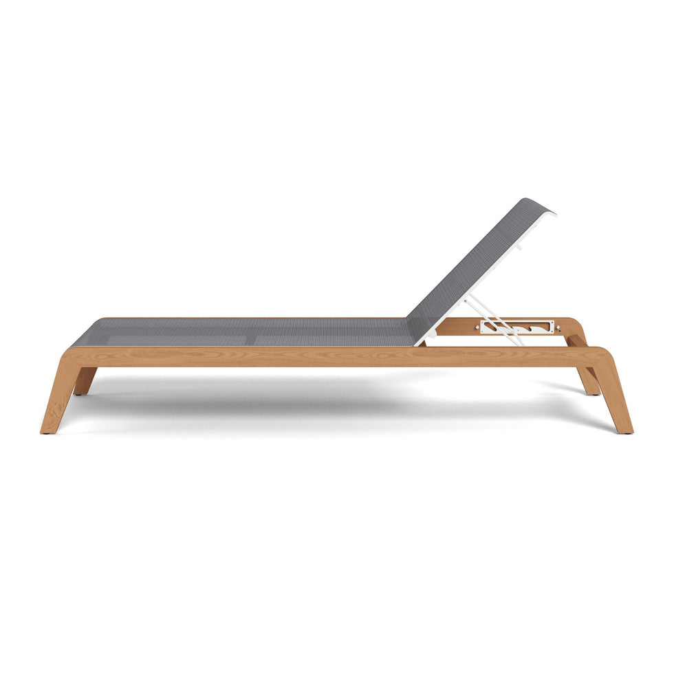 Harbour - Pacific Teak Angled Sun Lounge