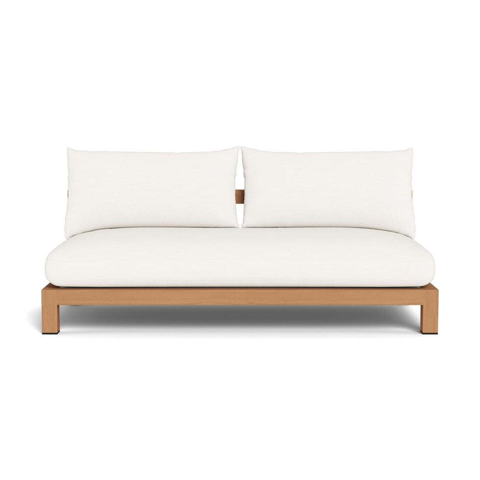 Harbour - Pacific Teak 2 Seat Armless Sofa